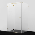 Душевой уголок 120х90 Wasserkraft Ems 76H07L-MG золото