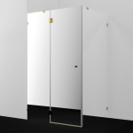 Душевой уголок 120х90 Wasserkraft Ems 76H07L-MR золото