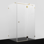 Душевой уголок 120х90 Wasserkraft Ems 76H07R-MG золото