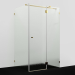 Душевой уголок 120х90 Wasserkraft Ems 76H07R-TXG золото