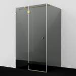 Душевой уголок 120х90 Wasserkraft Ems 76H07-TG золото