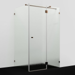 Душевой уголок 120х100 Wasserkraft Paar 88H10R-TXG розовое золото