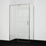 Душевой уголок 120х100 Wasserkraft Spree 14P10 никель