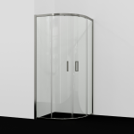 Душевой уголок 90х90 Wasserkraft Tauber 64S01 никель