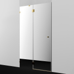 Душевая дверь 120 Wasserkraft Ems 76H05L-MR золото