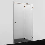 Душевая дверь 120 Wasserkraft Paar 88H05R-MG розовое золото