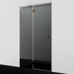 Душевая дверь 120 Wasserkraft Paar 88H05-TG розовое золото