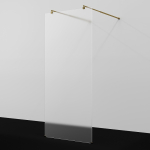 Душевая перегородка 90 Wasserkraft Vechte 60W39BG-MG золото матовое