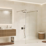 Душевая перегородка 90 Wasserkraft Vechte 60W39BN никель