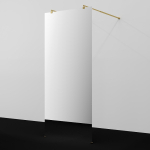 Душевая перегородка 90 Wasserkraft Vechte 60W39PG-MR золото