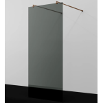 Душевая перегородка 90 Wasserkraft Vechte 60W39RG-TG розовое золото