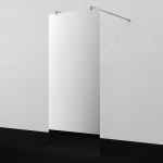 Душевая перегородка 120 Wasserkraft Vechte 60W40BN-MR никель