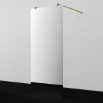 Душевая перегородка 100 Wasserkraft Vechte 60W44BG-MR золото матовое