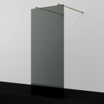 Душевая перегородка 100 Wasserkraft Vechte 60W44BN-TG никель