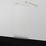 Душевая перегородка 110 Wasserkraft Vechte 60W46BG-FL золото матовое