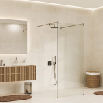 Душевая перегородка 110 Wasserkraft Vechte 60W46BN никель