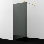 Душевая перегородка 90 Wasserkraft Rur 30W39PG-TG золото