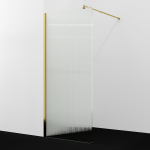 Душевая перегородка 120 Wasserkraft Rur 30W40PG-FL золото