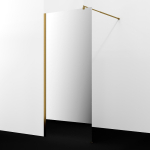 Душевая перегородка 110 Wasserkraft Rur 30W46BG-MR золото матовое