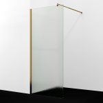 Душевая перегородка 110 Wasserkraft Rur 30W46BG-TXG золото матовое