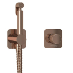 Смеситель с гигиеническим душем Wasserkraft A8851.290.361.335 розовое золото