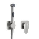Смеситель с гигиеническим душем Wasserkraft A1451.275.360.092 никель  