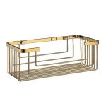 Полочка-решетка Wasserkraft K-711PG золото