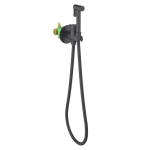 Смеситель встроенный с гигиеническим душем Timo Saona 2337/03SM черный матовый