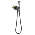 Смеситель встроенный с гигиеническим душем Timo Saona 2338/03SM черный матовый