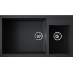 Мойка 86х50 Omoikiri Tedori 86-2-LB-BL 4993932 черный
