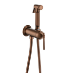Смеситель с гигиеническим душем Boheme Eterna 177-BRB бронза браш