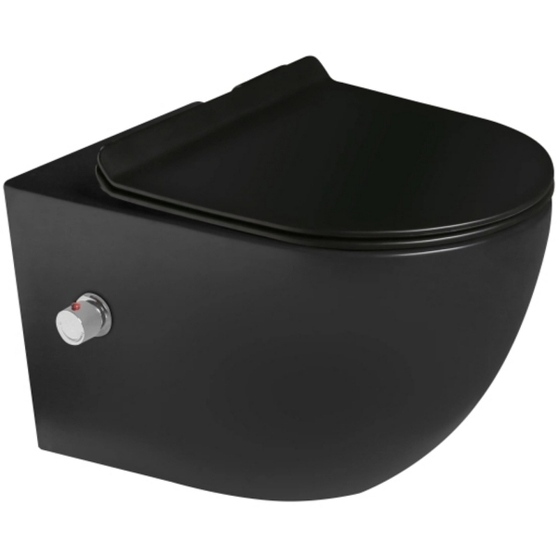  Унитаз подвесной   с биде  SantiLine  SL-5002MB-BD 