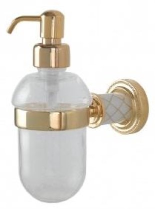 Дозатор для мыла Boheme Murano 10912-W-G золото 