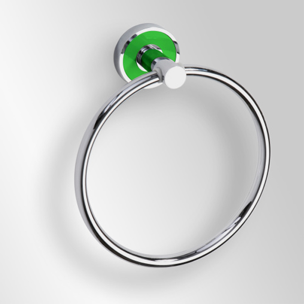 Кольцо для полотенца Bemeta Trend-i 104104068a зелёный 