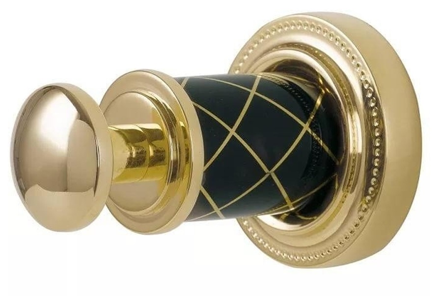 Крючок Boheme Murano 10906-B-G золото, черный 