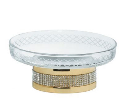 Мыльница Boheme Royal Cristal 10930-G золото 