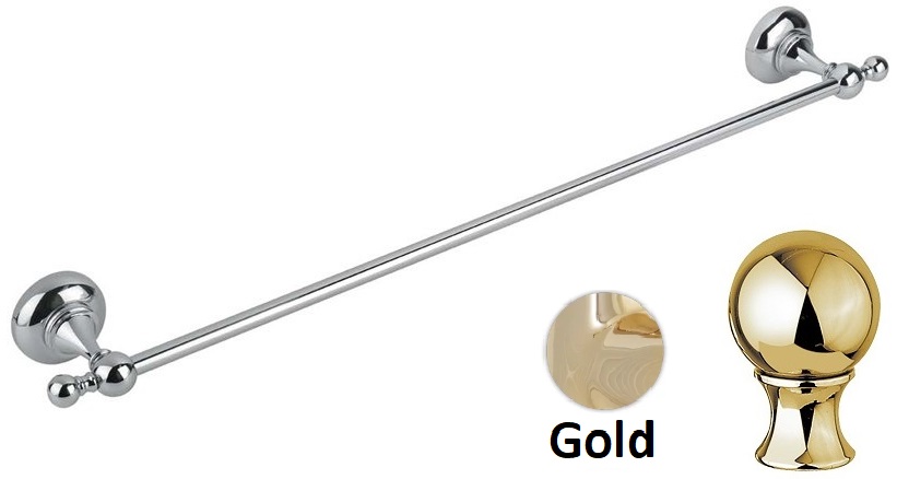 Полотенцедержатель 59 см CEZARES APHRODITE-TH06-03/24-M золото 