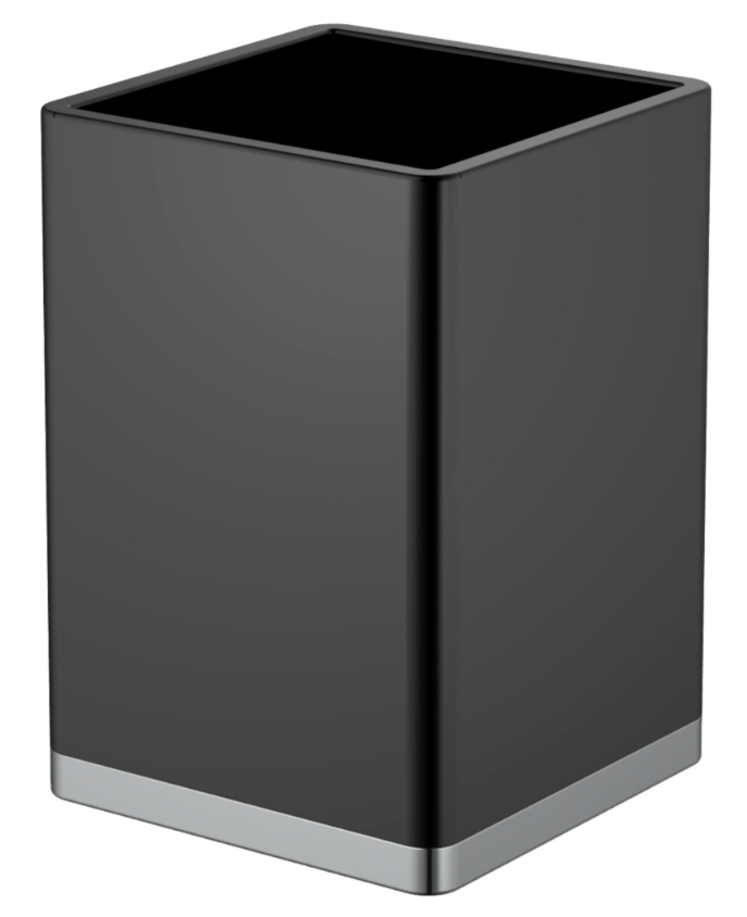  Стакан Boheme черный-хром 10961-B-CR  