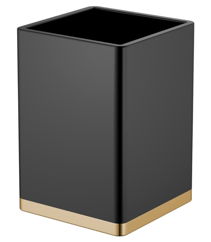  Стакан Boheme черный-золото 10961-B-G  