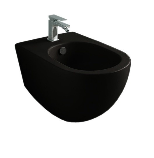 Биде подвесное ArtCeram File 2.0 FLB001 17 30 черное матовое 