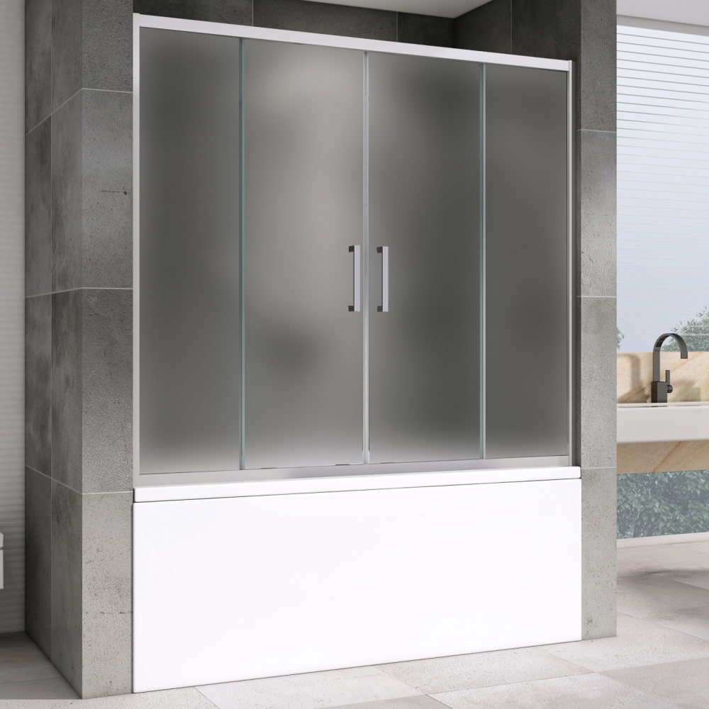 Шторка на ванну 150 Abber Schwarzer Diamant AG57150M  