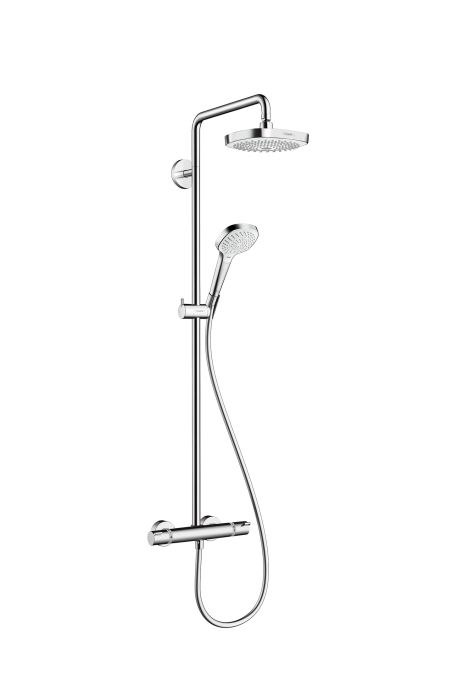 Душевая система для душа Hansgrohe Croma Select Showerpipe 27256400 хром белый 