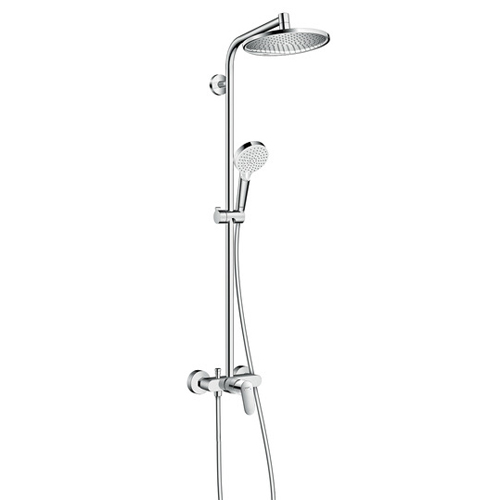 Душевая система для душа Hansgrohe Crometta S 240 Showerpipe Ecosmart 27269000 