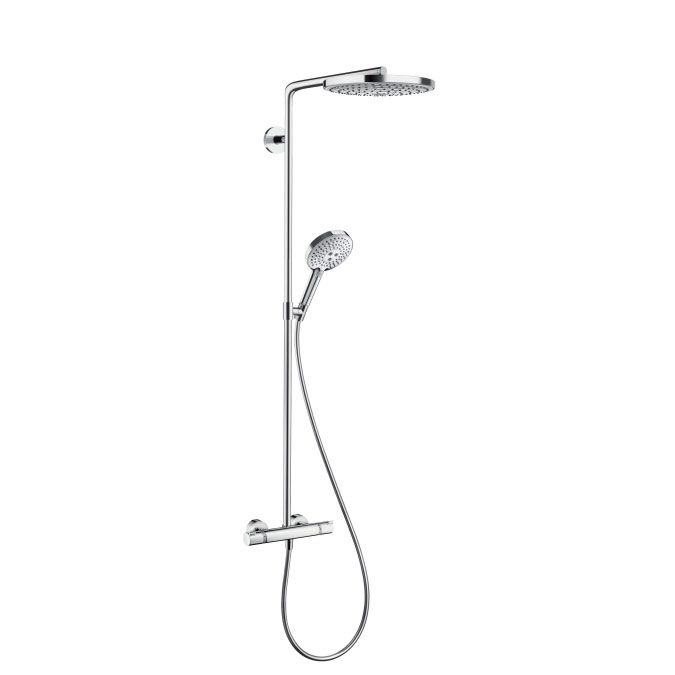 Душевая система для душа Hansgrohe Raindance Select Showerpipe S240 27129400 хром белый 