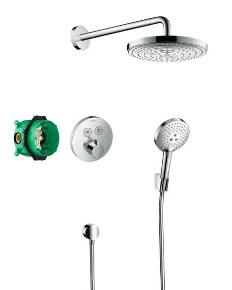 Душевая система для душа с термостатом Hansgrohe Raindance Select S 27297000 