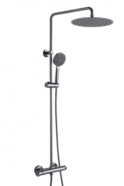  Душевая стойка для душа с термостатом Bravat Waterfall F939114C-A2-RUS 