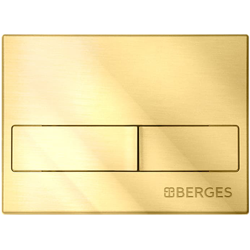 Клавиша смыва Berges Wasserhaus Novum L9 040019 золото 
