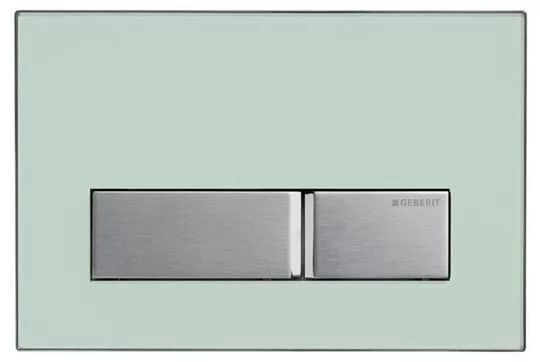 Клавиша смыва Sigma 50 зеленое стекло/сталь 115.788.SE.5 