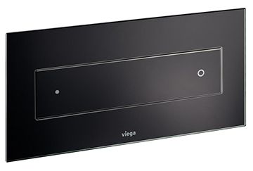 Клавиша смыва Viega Visign for Style 12 стекло парсоль-черный 687861 