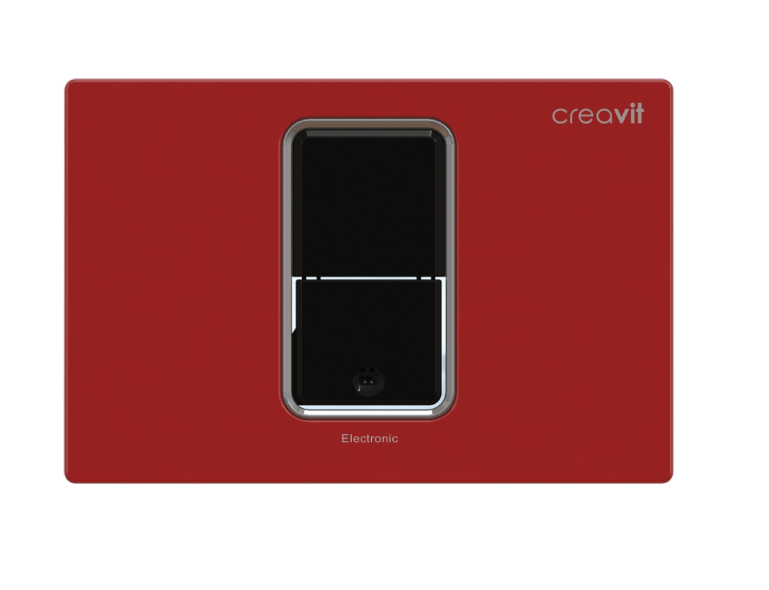  Кнопка для инсталляции сенсорная красная Creavit FP8001.01 
